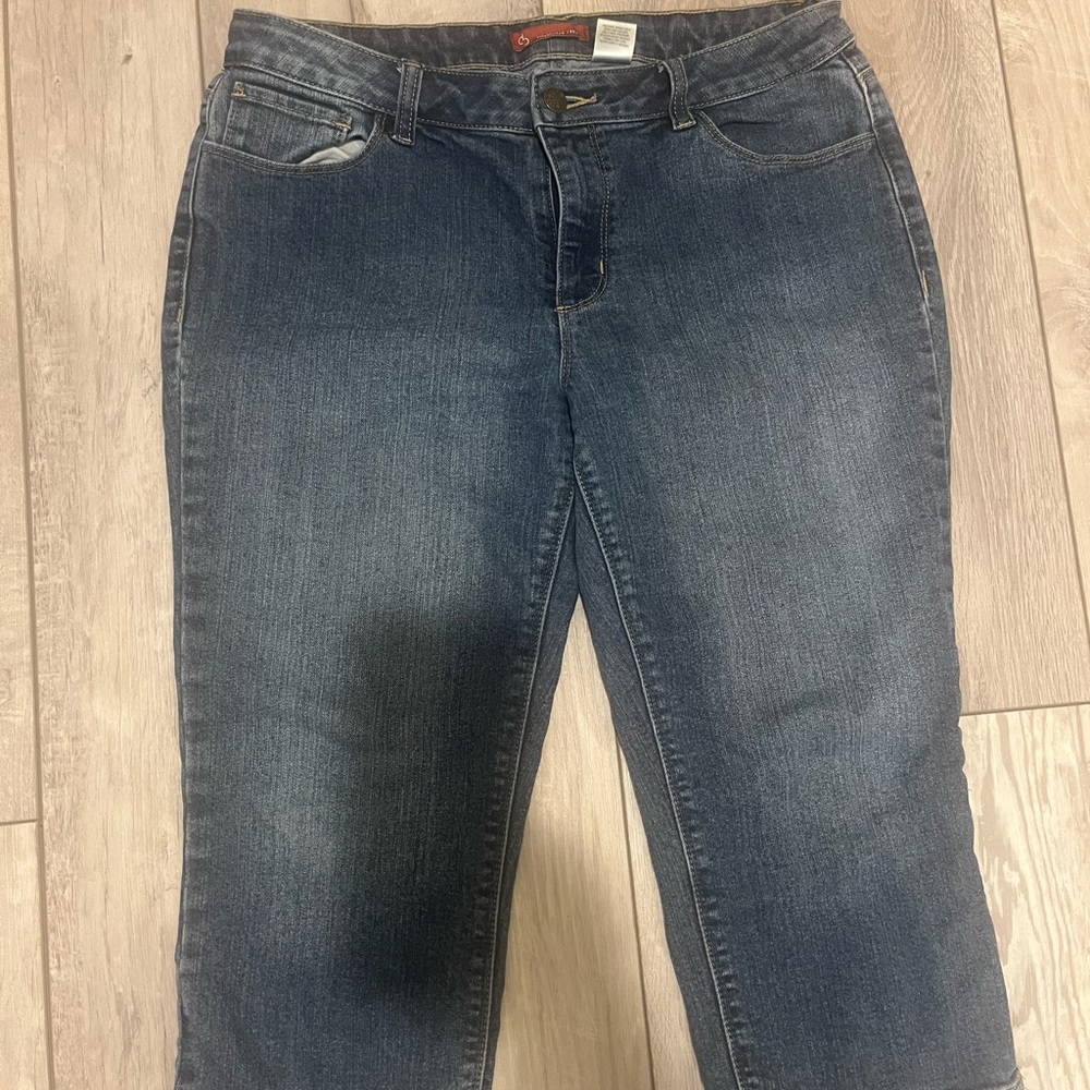 Classic Blue Women's Jeans cropped